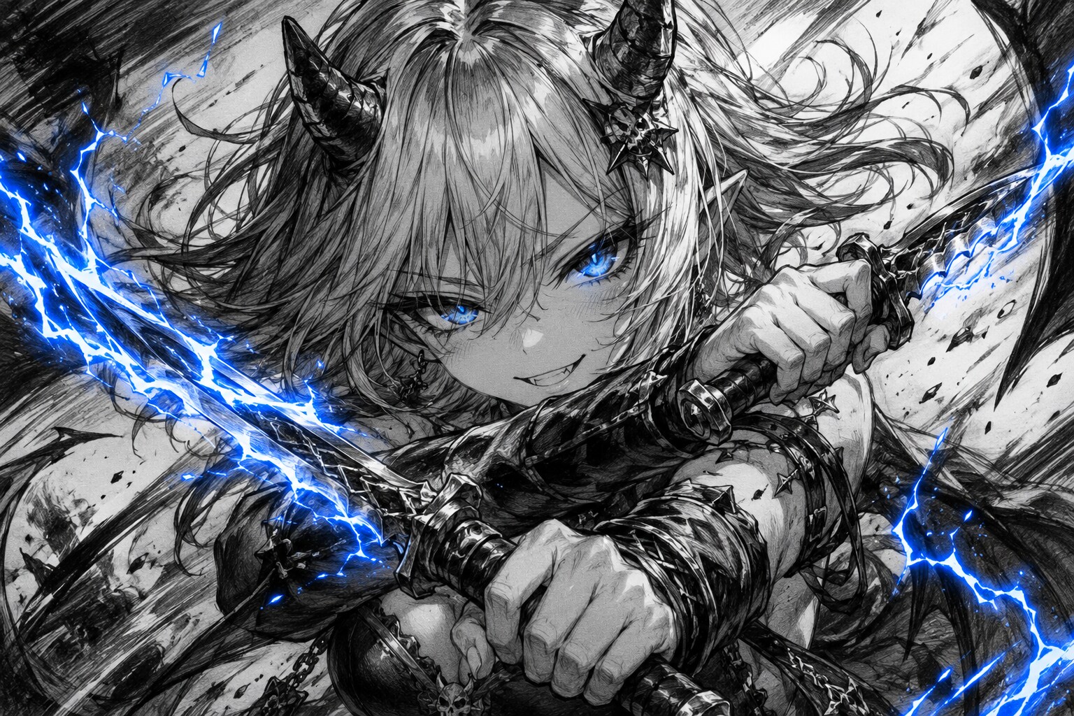 二刀流悪魔娘