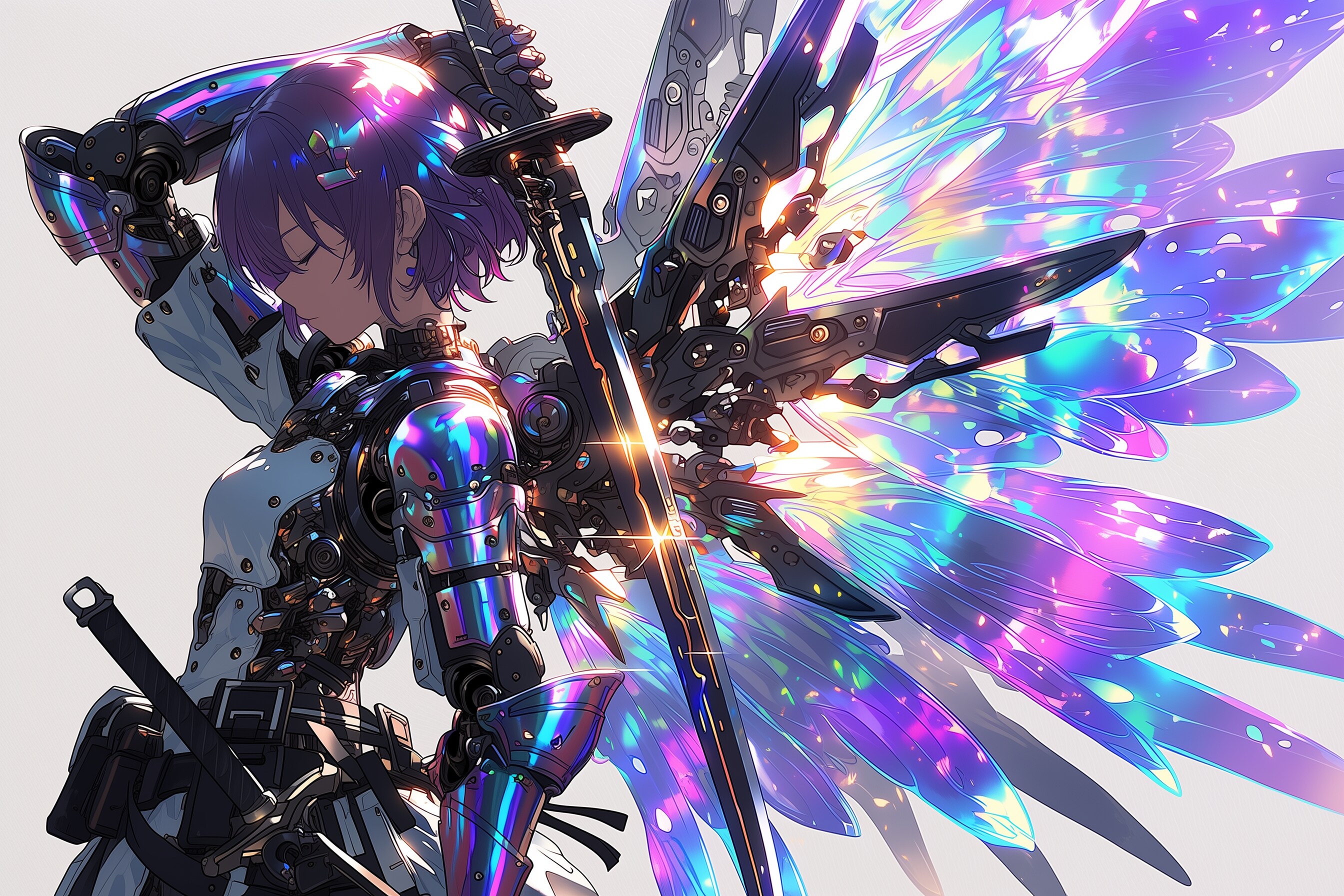 ぎらつきメカ娘