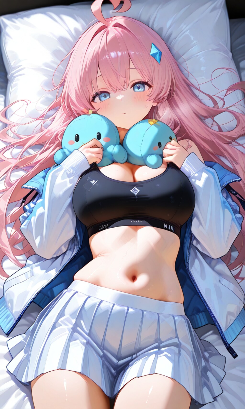 ぬいぐるみとごろごろ