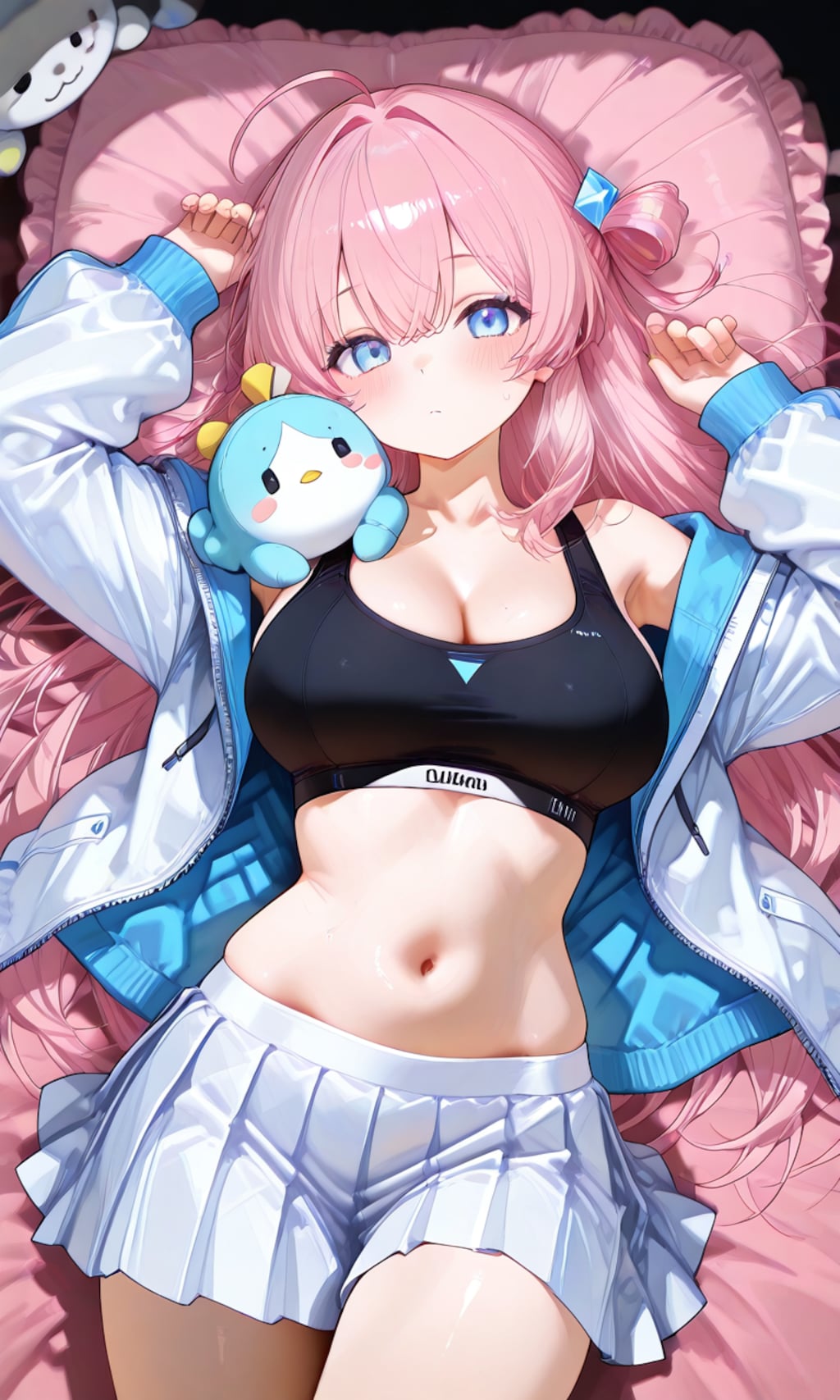 ぬいぐるみとごろごろ