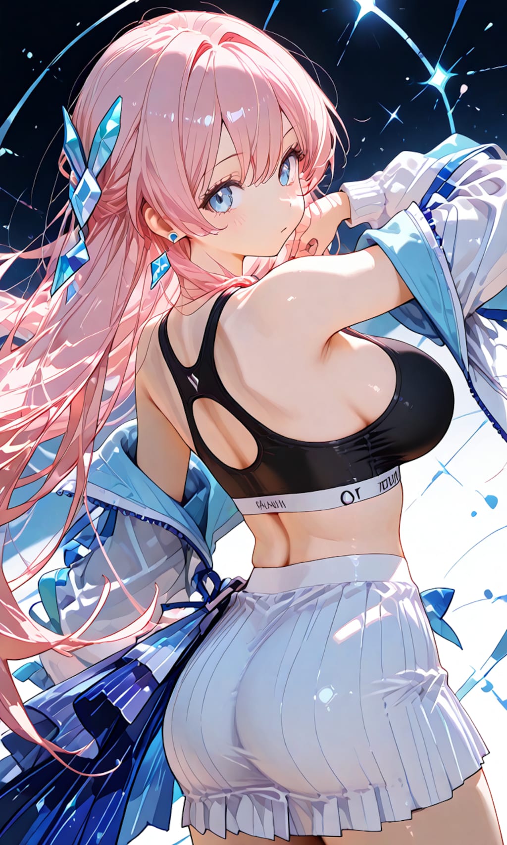 少女の後ろ姿