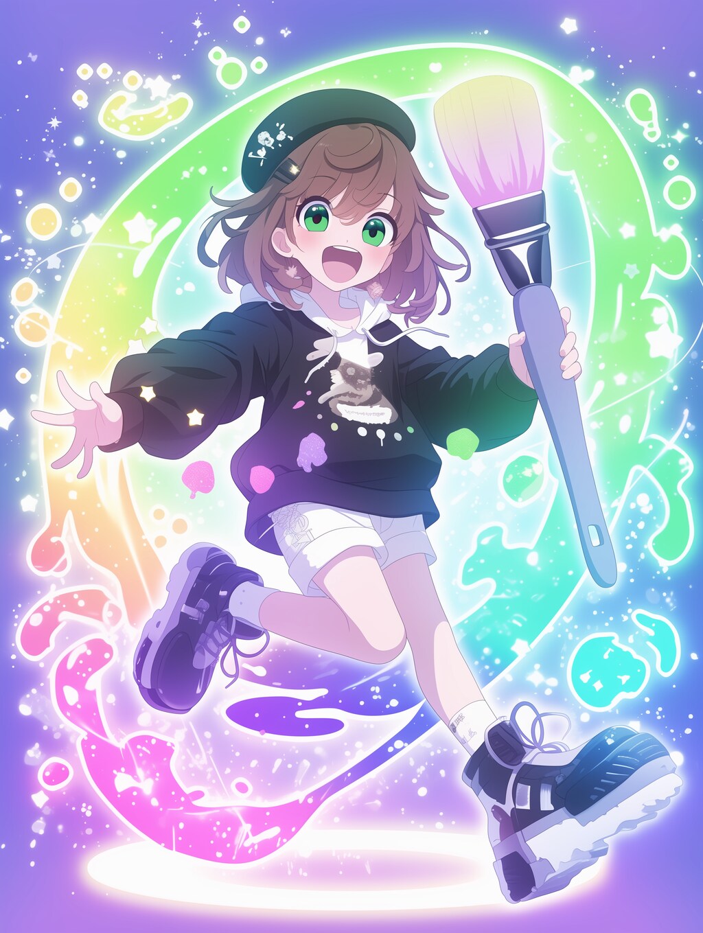 （未投稿分）カラフルペイントガール