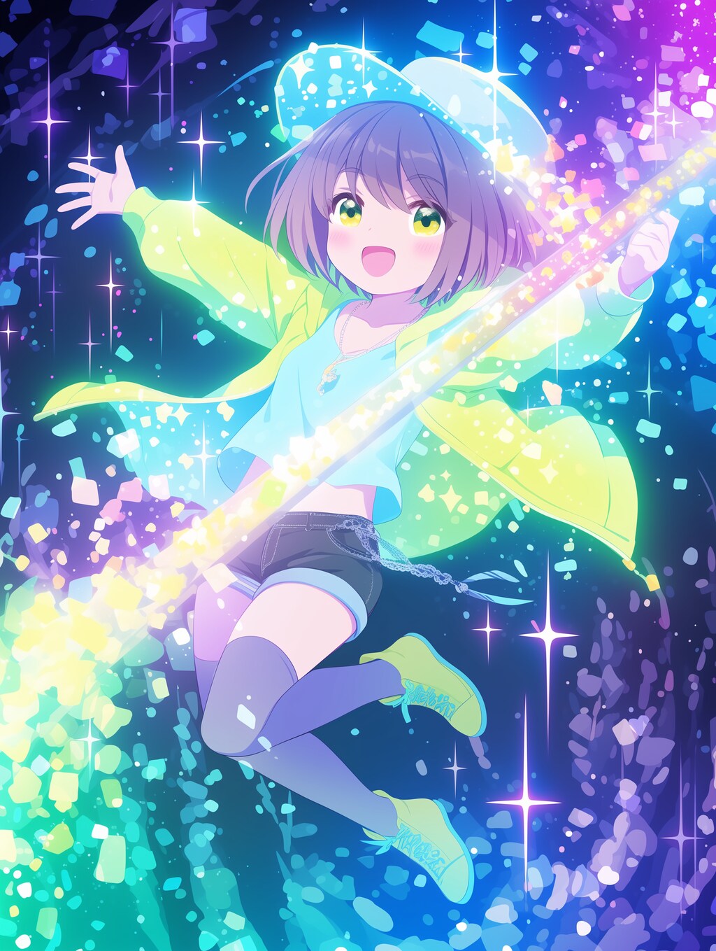 （未投稿分）カラフルペイントガール