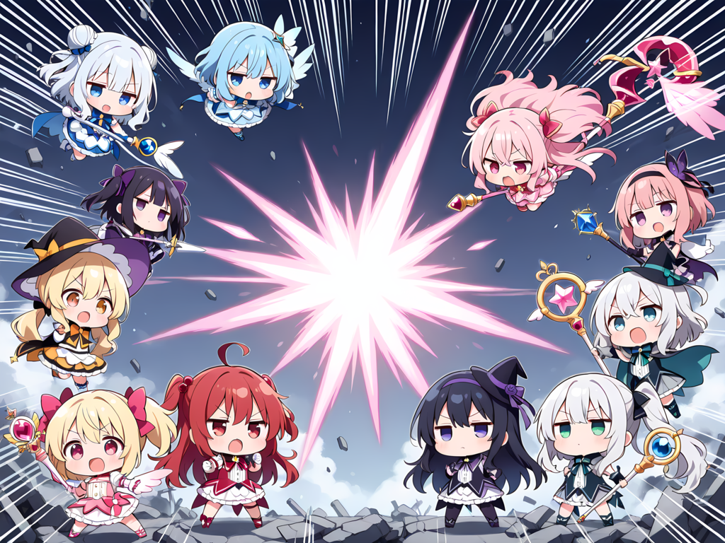 魔法少女戦隊？　別イラスト