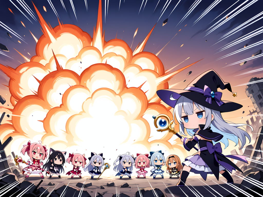 魔法少女戦隊？　別イラスト