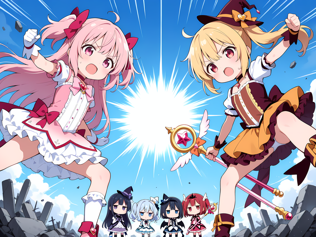 魔法少女戦隊？　別イラスト