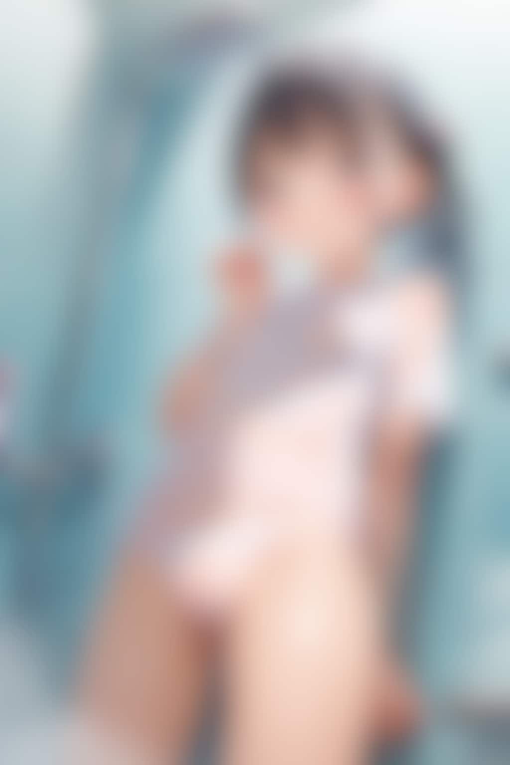 シャワーで濡れ透け（Tシャツ＆パンツ姿）【１２枚】