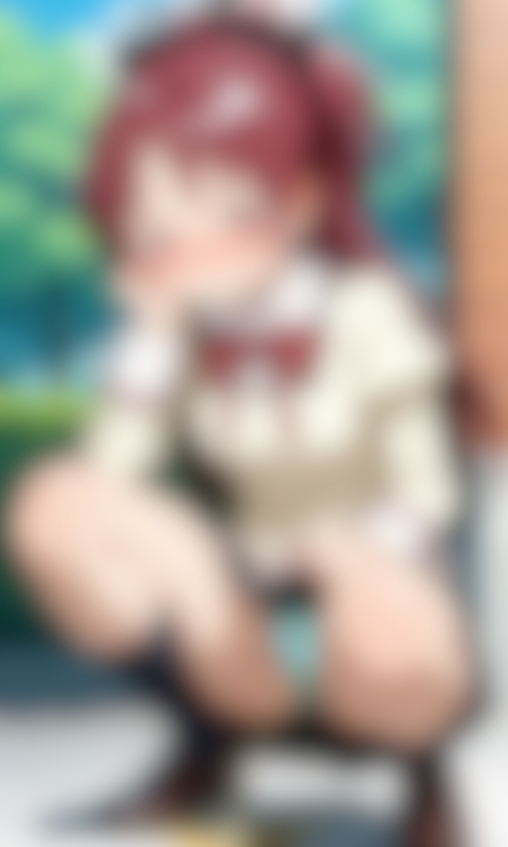 蔵出しおしっこお漏らしチャレンジ【佐倉〇子】（制服）