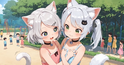 猫耳🐈 戯れ