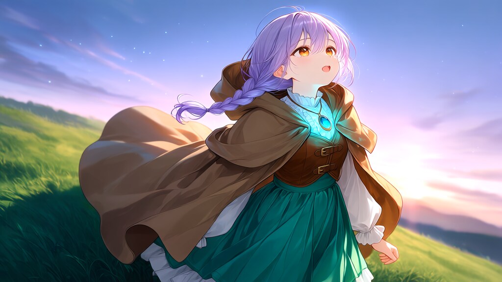 【AI音楽】残光の路（のこりびのみち） | 架空アニメ 『八音の欠片と蒼穹の結晶』 EDテーマ