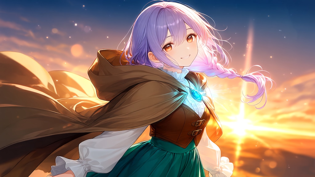 【AI音楽】残光の路（のこりびのみち） | 架空アニメ 『八音の欠片と蒼穹の結晶』 EDテーマ