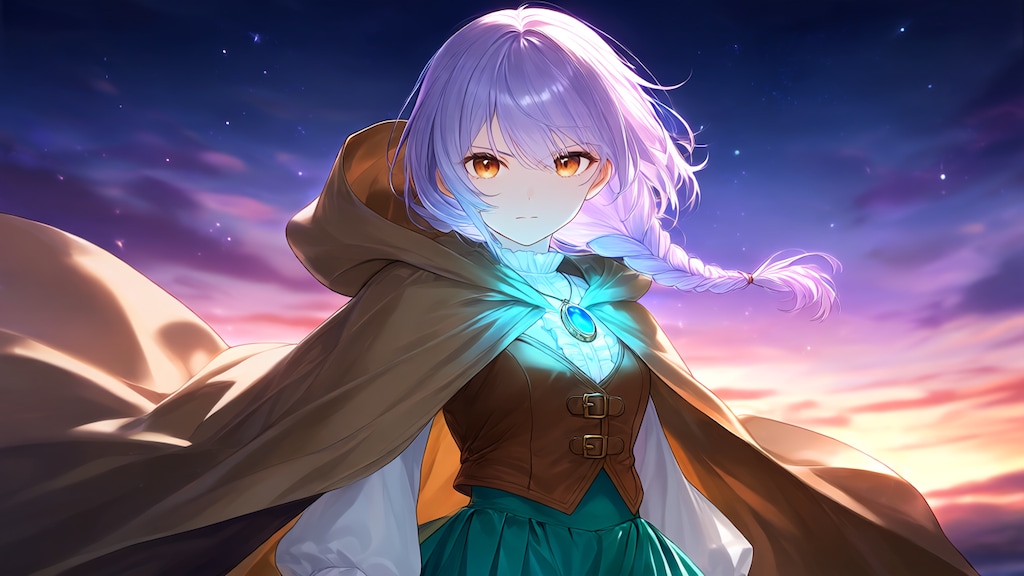 【AI音楽】残光の路（のこりびのみち） | 架空アニメ 『八音の欠片と蒼穹の結晶』 EDテーマ