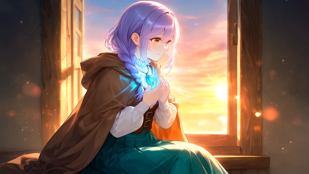 【AI音楽】残光の路（のこりびのみち） | 架空アニメ 『八音の欠片と蒼穹の結晶』 EDテーマ