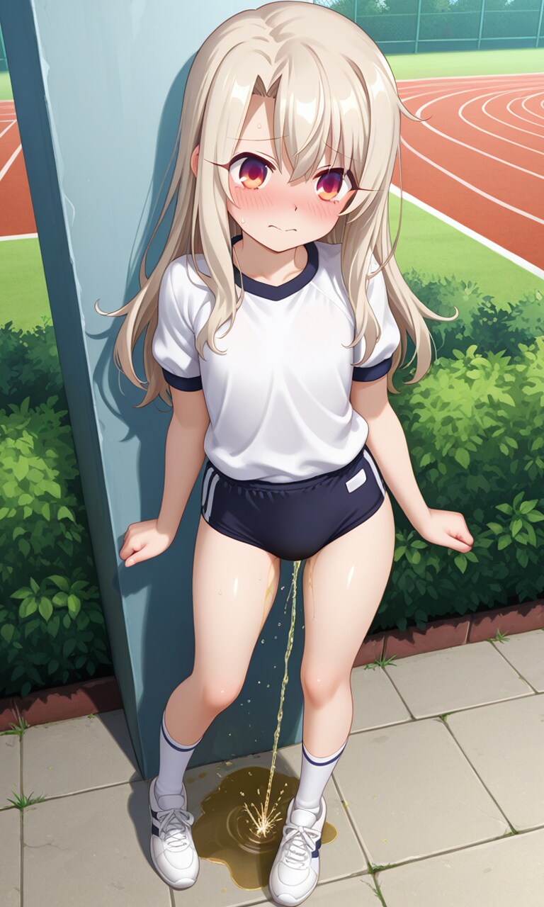 蔵出しおしっこお漏らしチャレンジ【イ〇ヤ】（体操着（ブルマ））その2