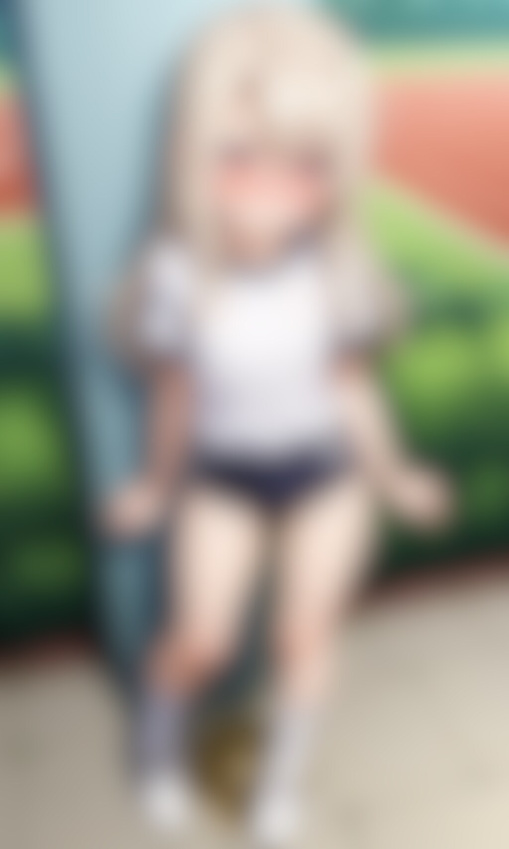 蔵出しおしっこお漏らしチャレンジ【イ〇ヤ】（体操着（ブルマ））その2