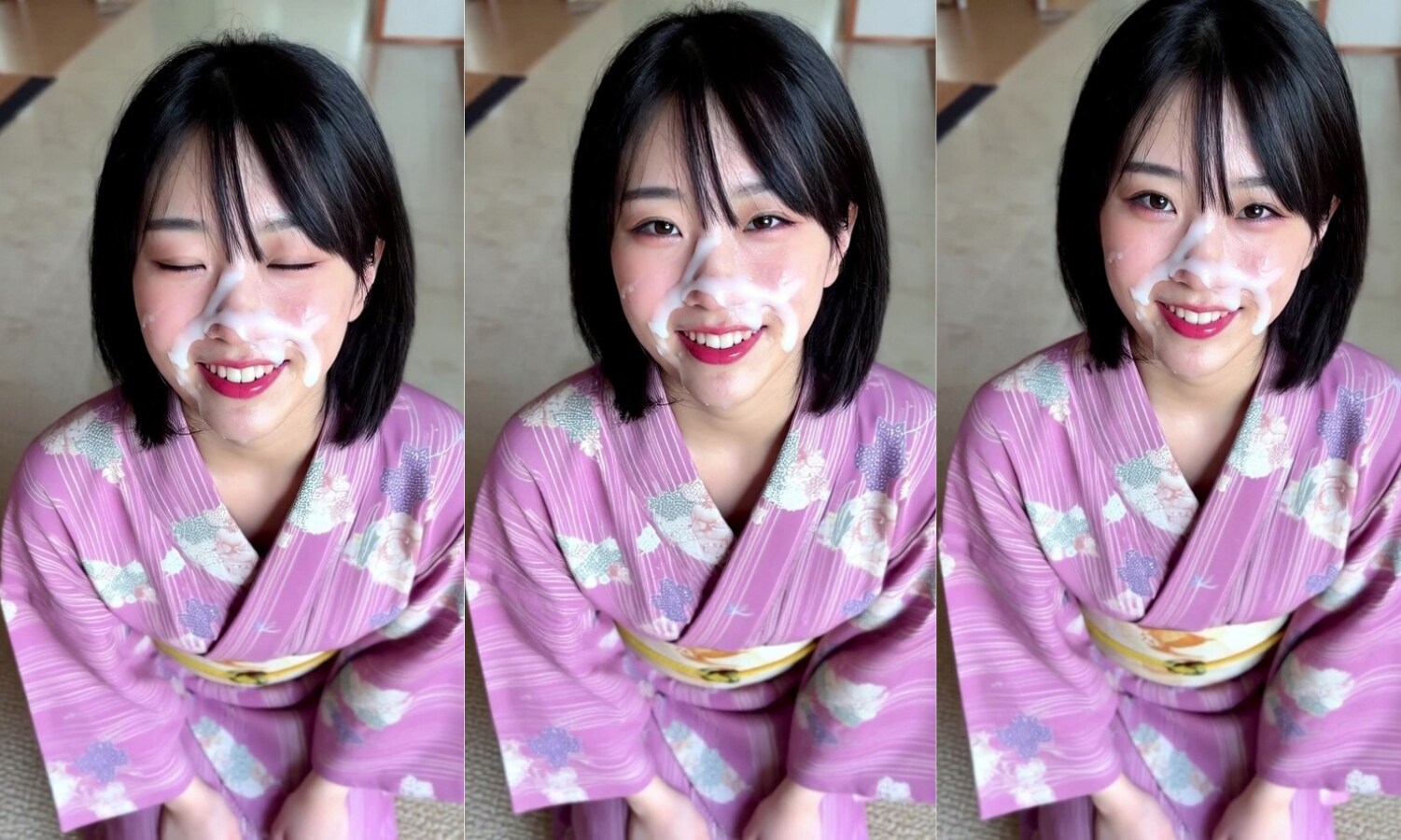 着物ザーメン美人