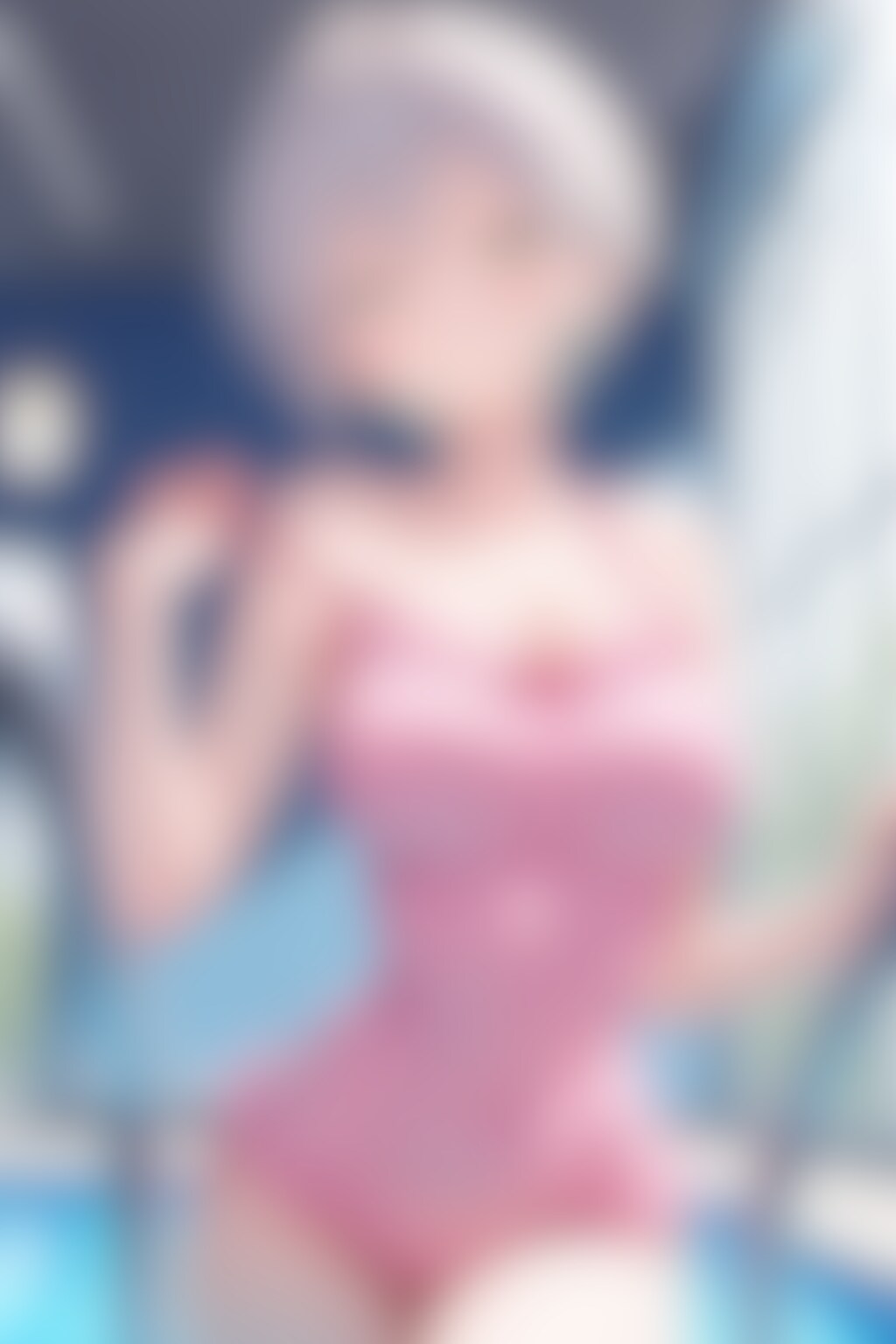 4 可愛い水着を着た銀華ちゃん