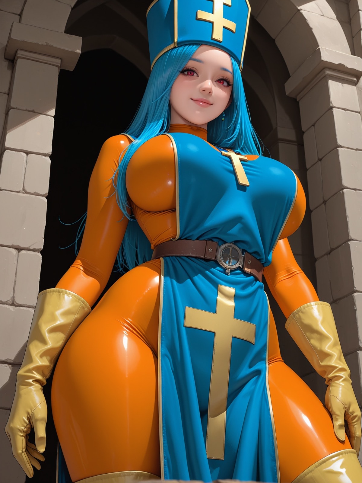 モンスターに犯される女僧侶