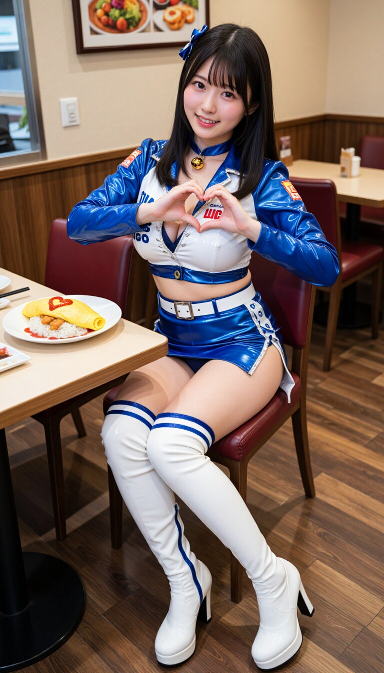 260422P【20枚】サーキットから迷い込んだ？あざとすぎるウェイトレス【看板娘】