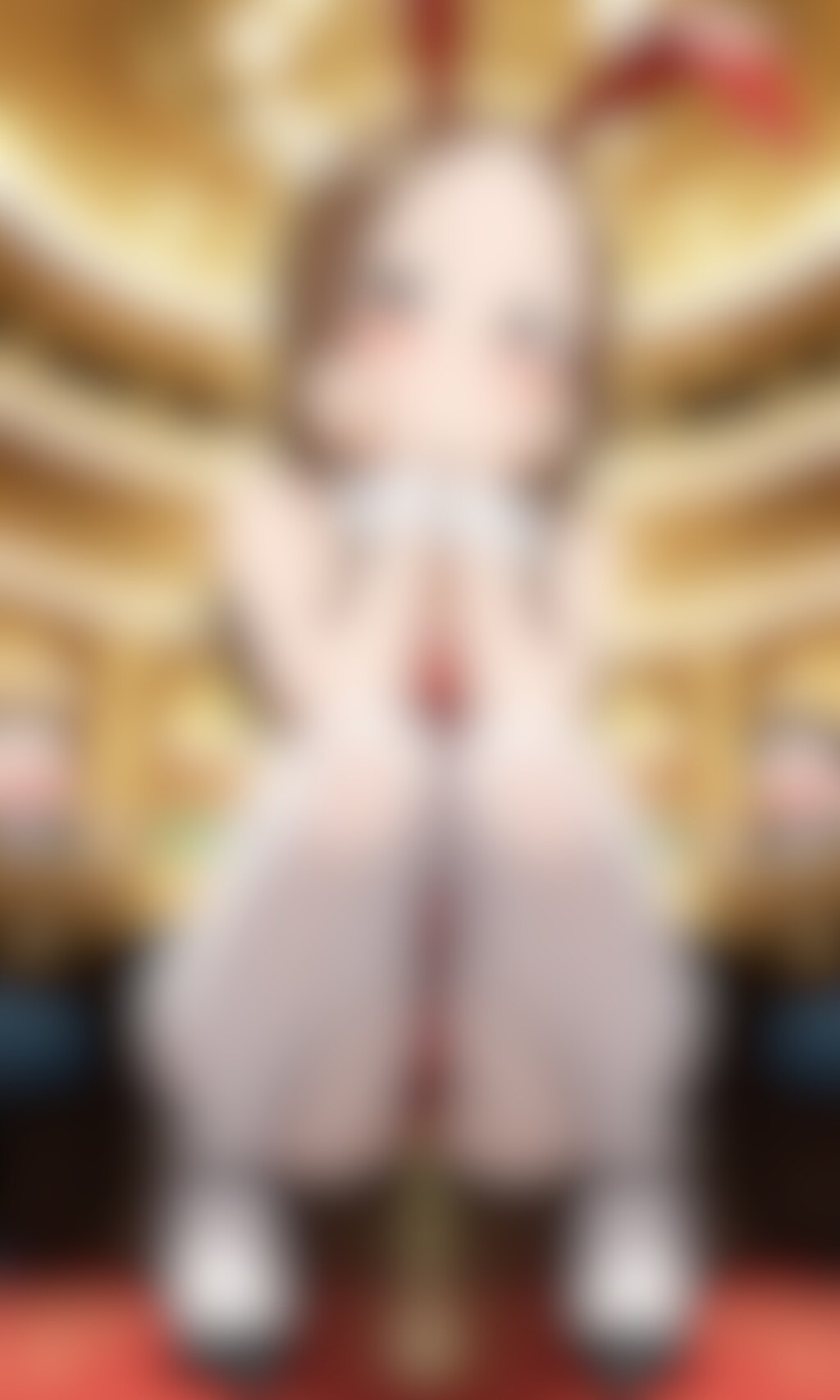 おしっこお漏らしチャレンジ【高〇さん】(バニーガール)