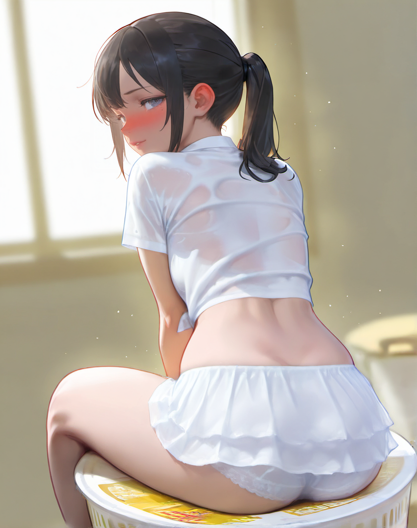 カップ麺押さえ　アンスコ編