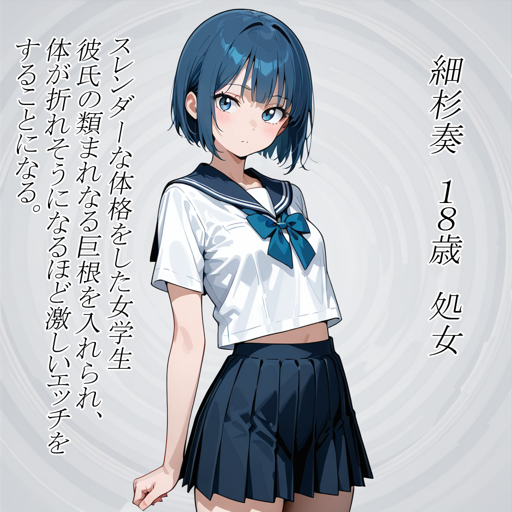 痩せスレンダー女の子と折れそうなエッチ