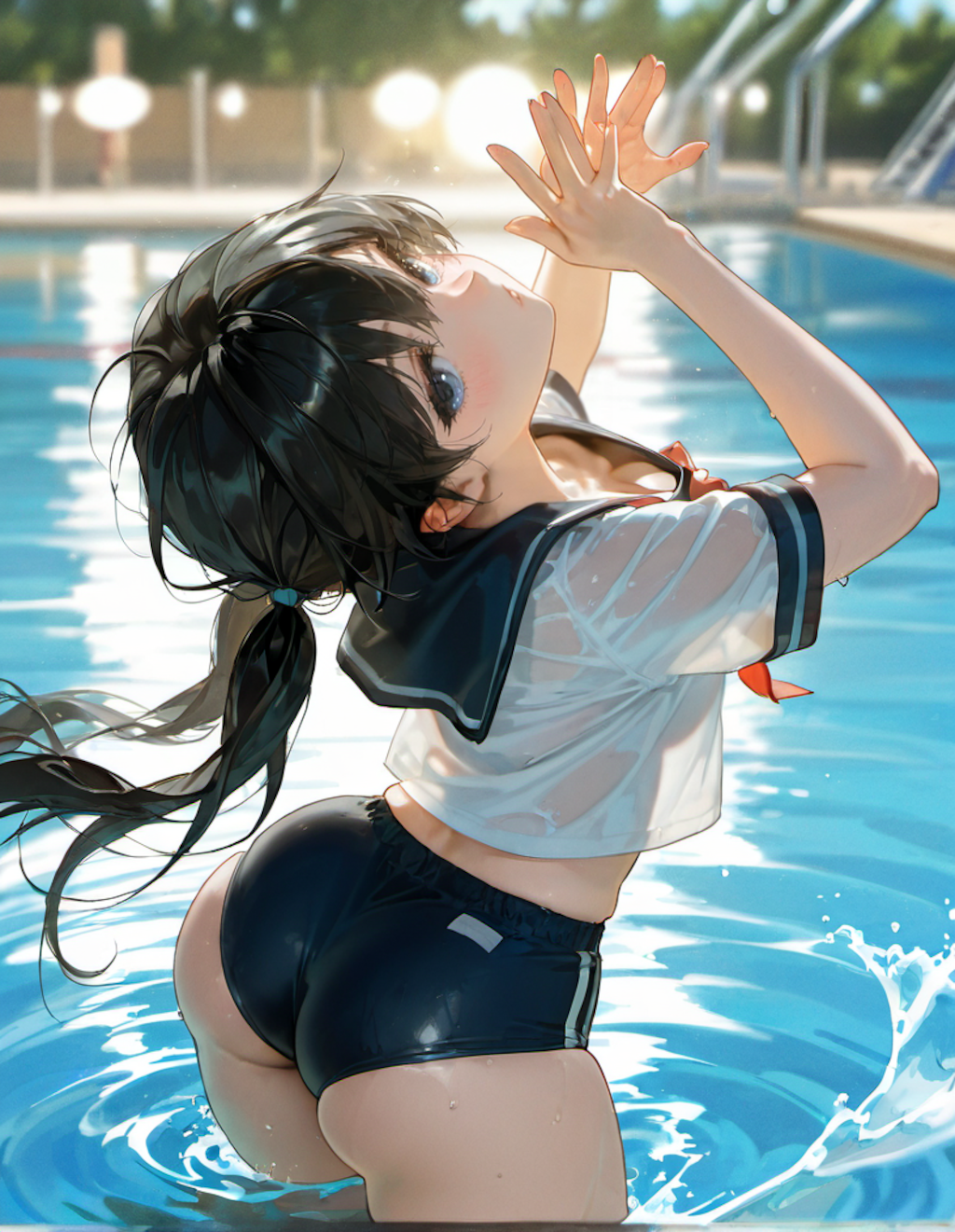 ブルセラでプール
