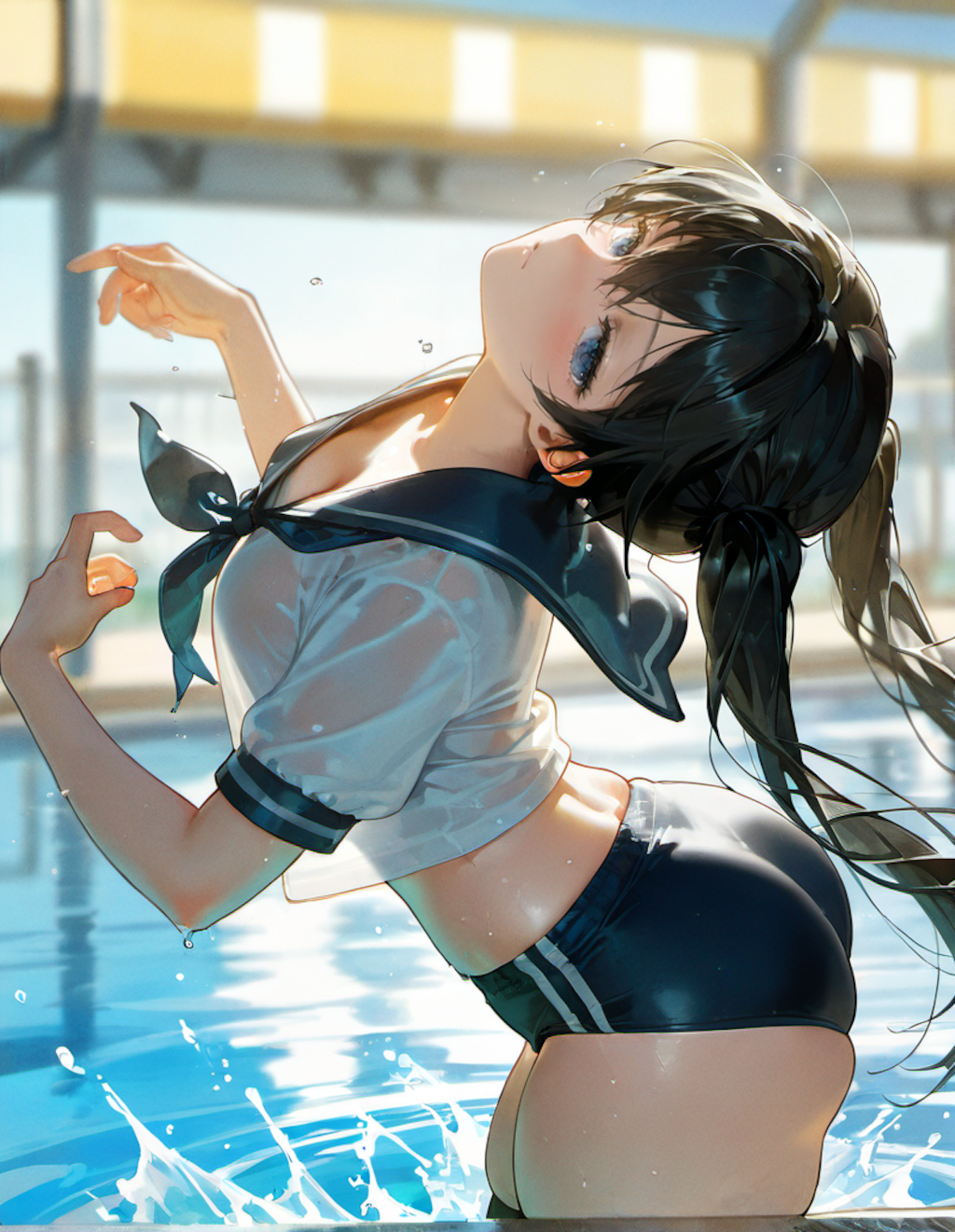 ブルセラでプール