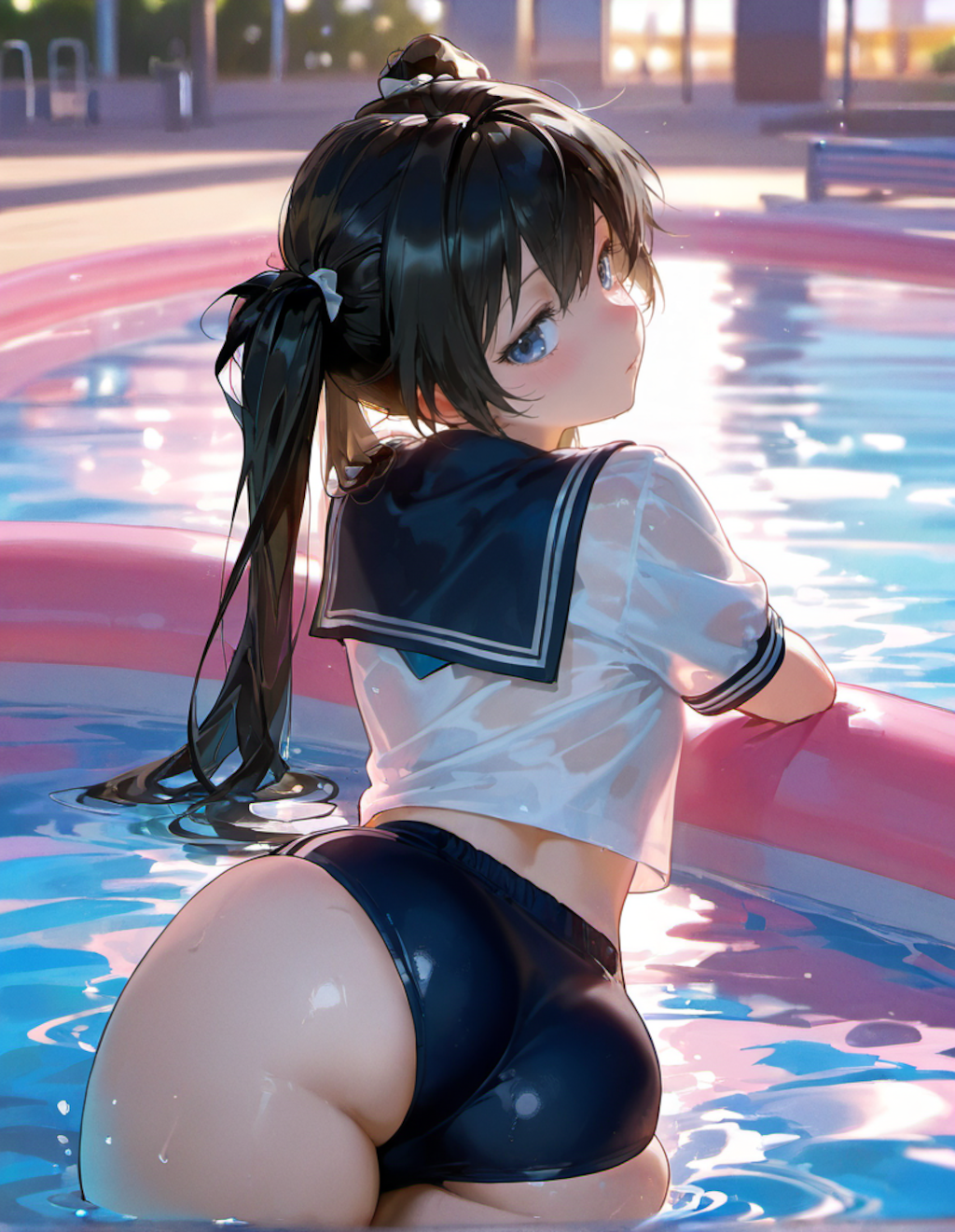 ブルセラでプール