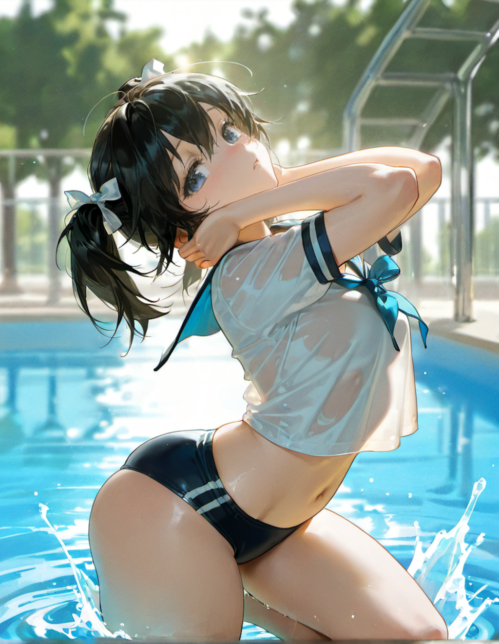 ブルセラでプール