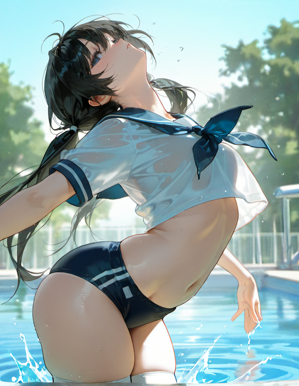 ブルセラでプール