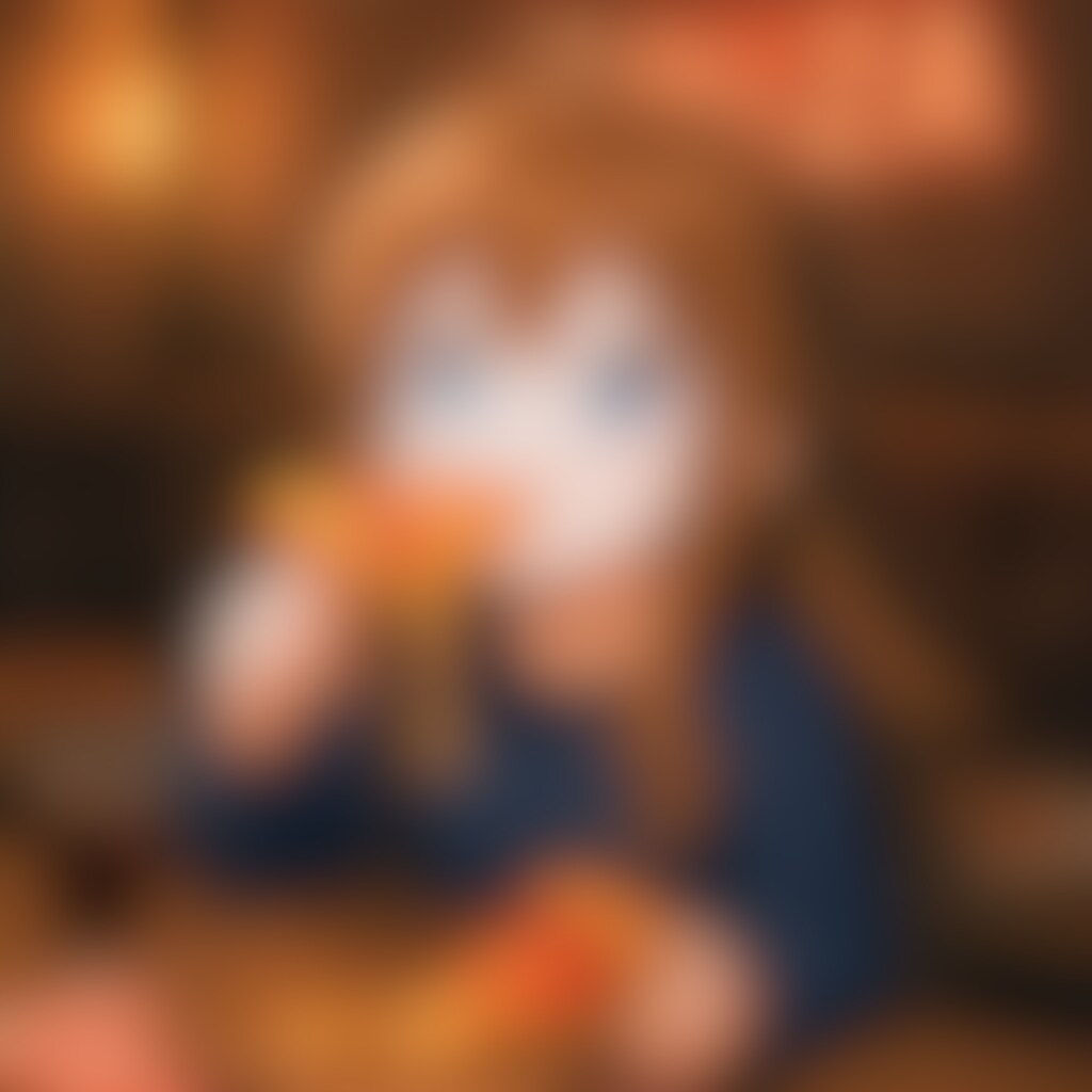 シカゴピザを食べる小さな女の子