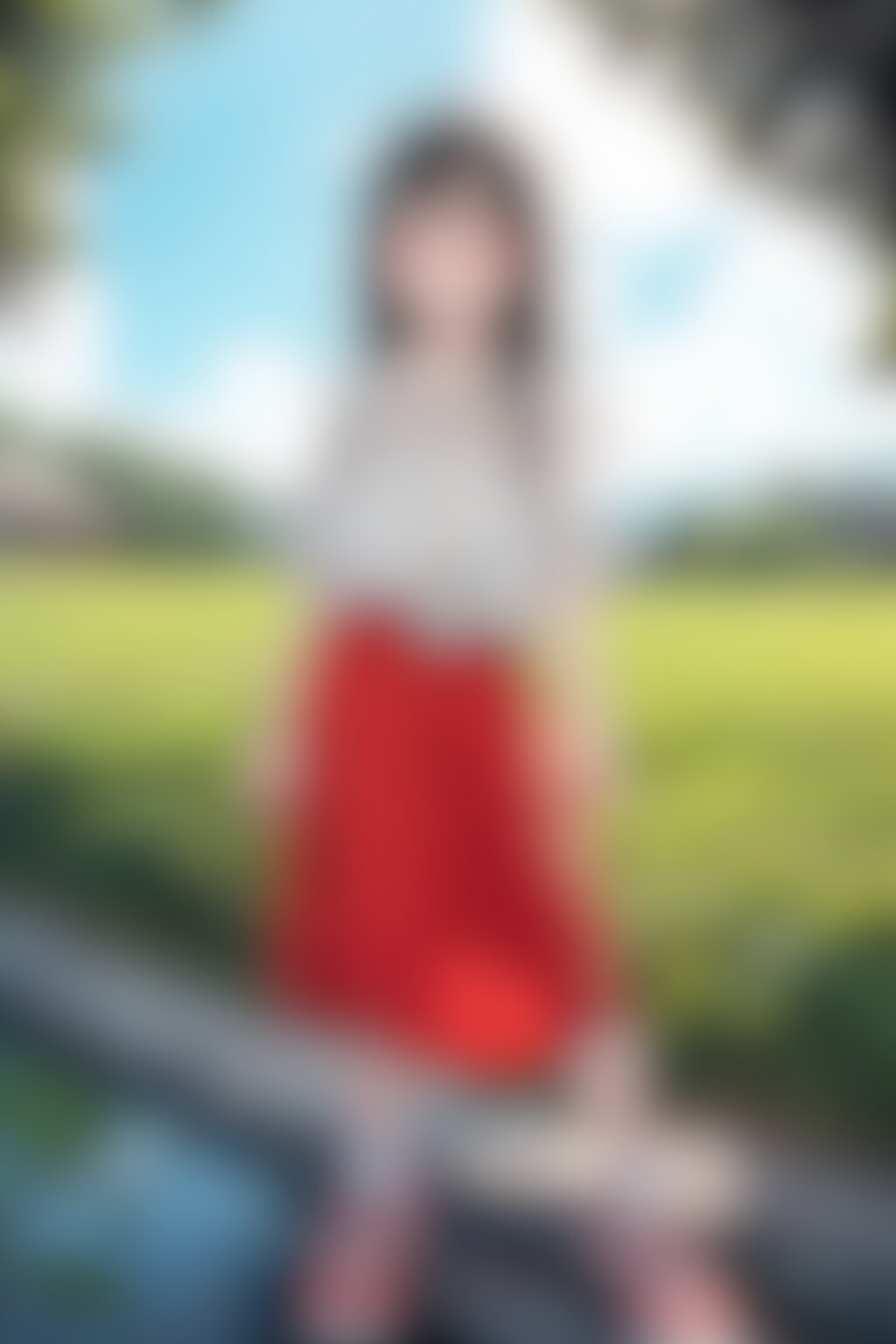 お胸とスカートとか