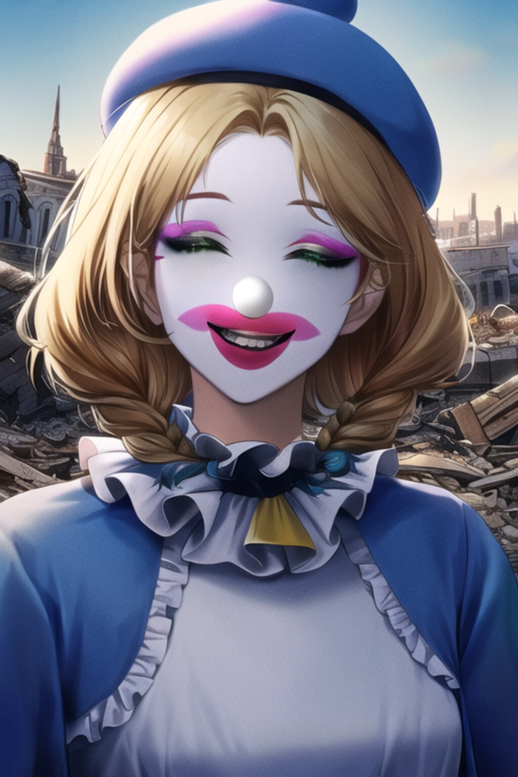 廃墟とピエロ
