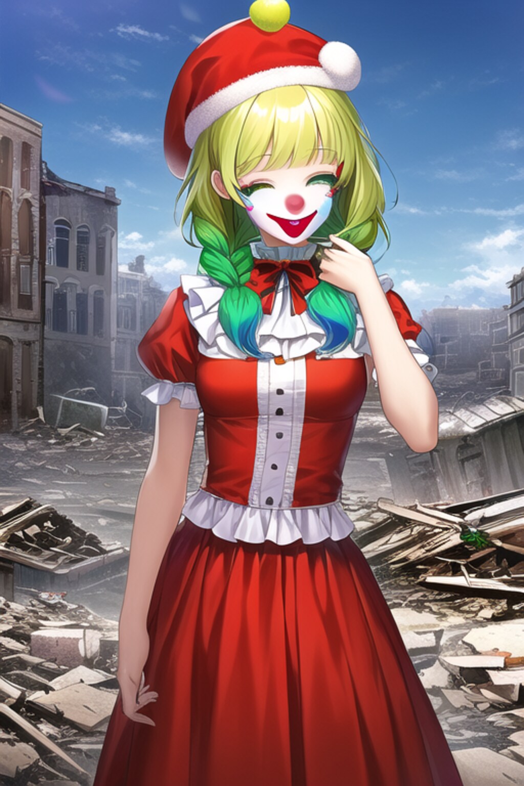 廃墟とピエロ
