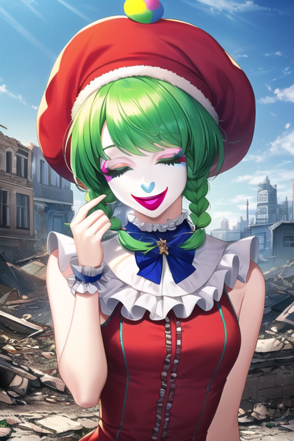 廃墟とピエロ