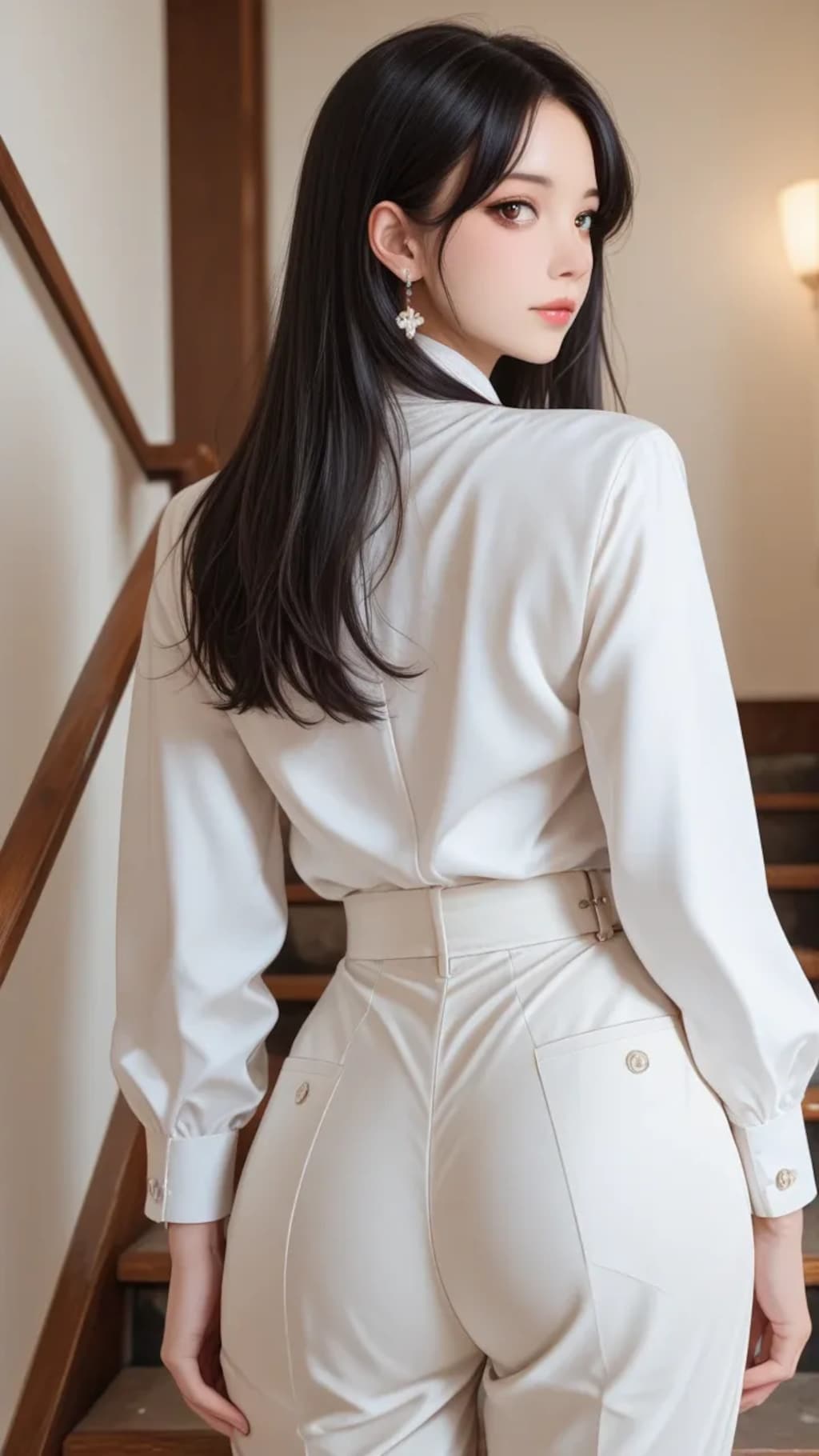 28枚：リアル系後ろ姿