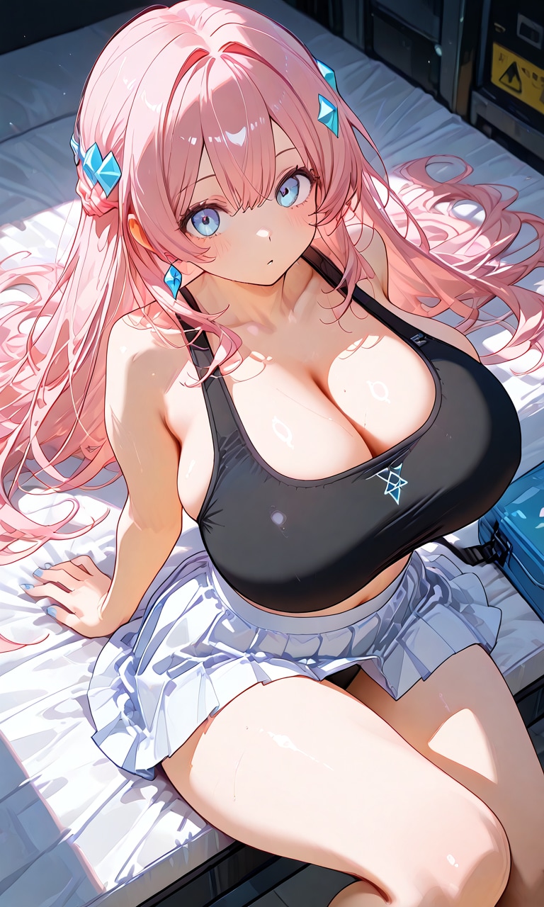 爆乳の少女