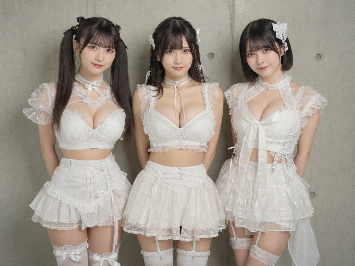 [2枚]ちょっぴりセクシーな可愛いアイドル💕