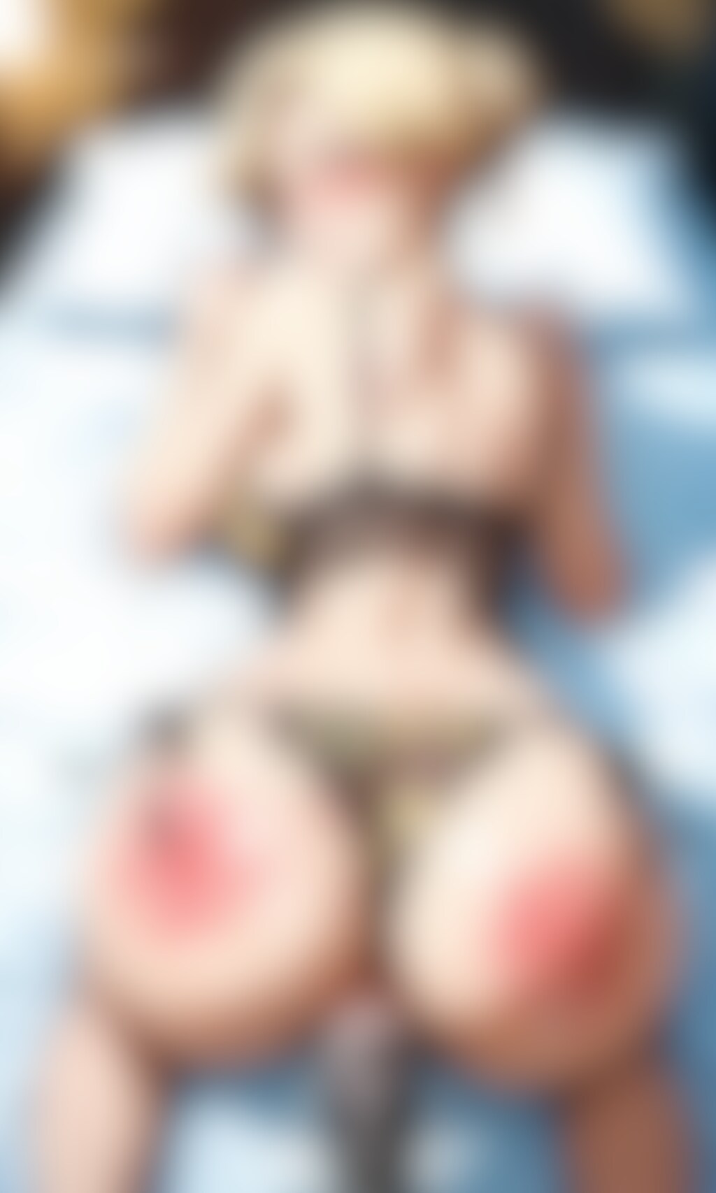 スパンキング金髪彼女　②