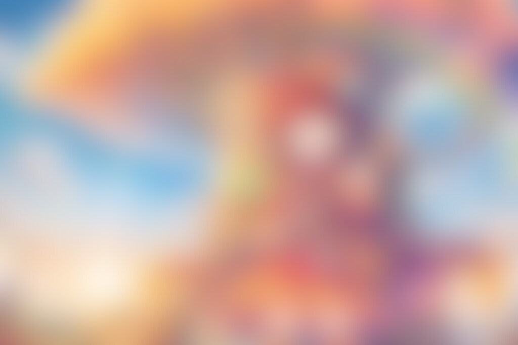 巨大な木と魔法使いの女の子