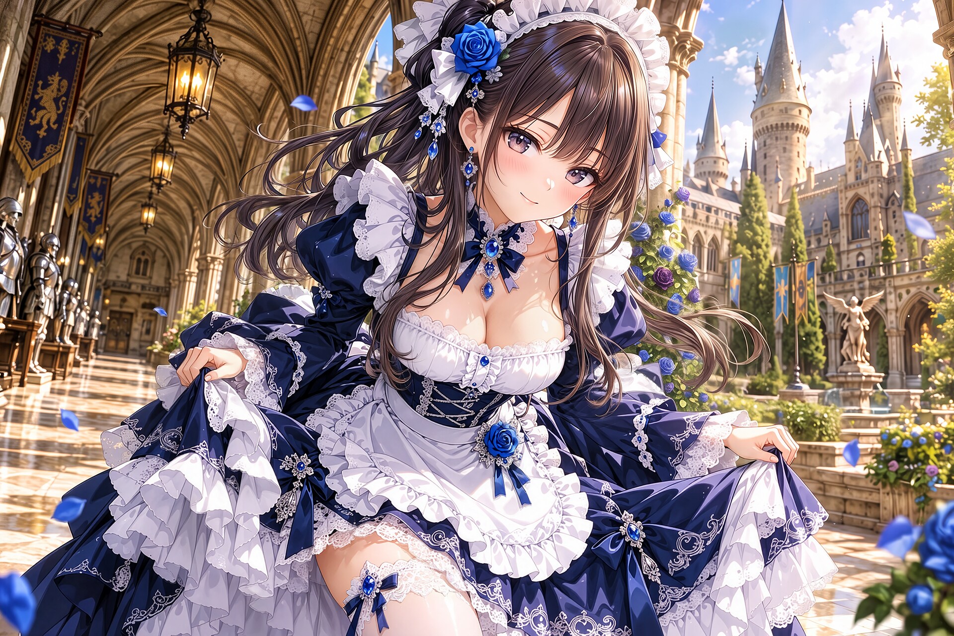 メイド扮装令嬢