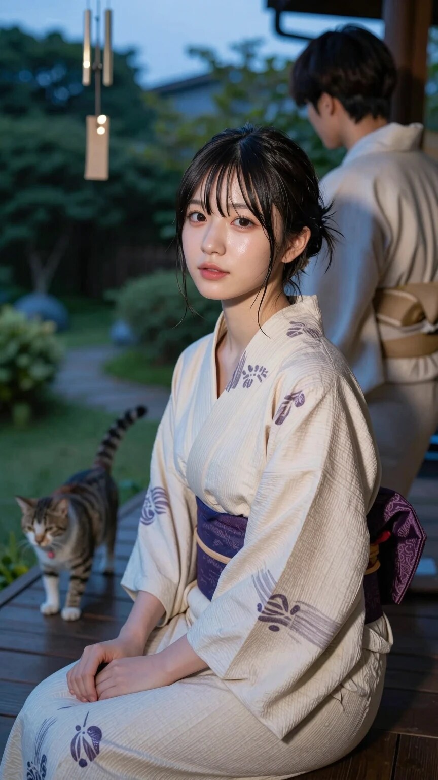 浴衣女子大生