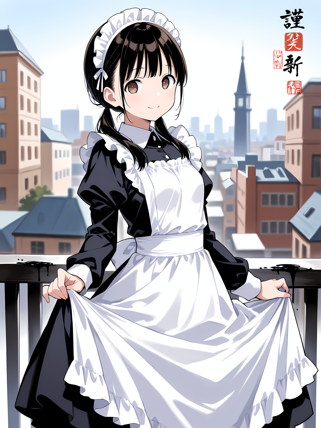 あけましておめでとうございます 別イラスト１／２