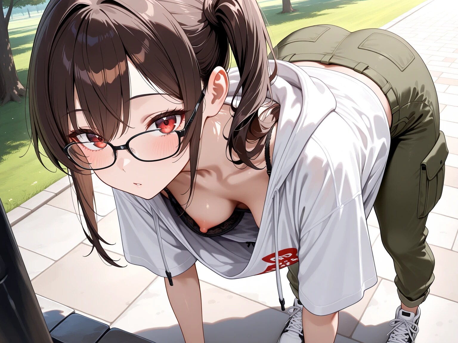 40枚:ムネチラ眼鏡