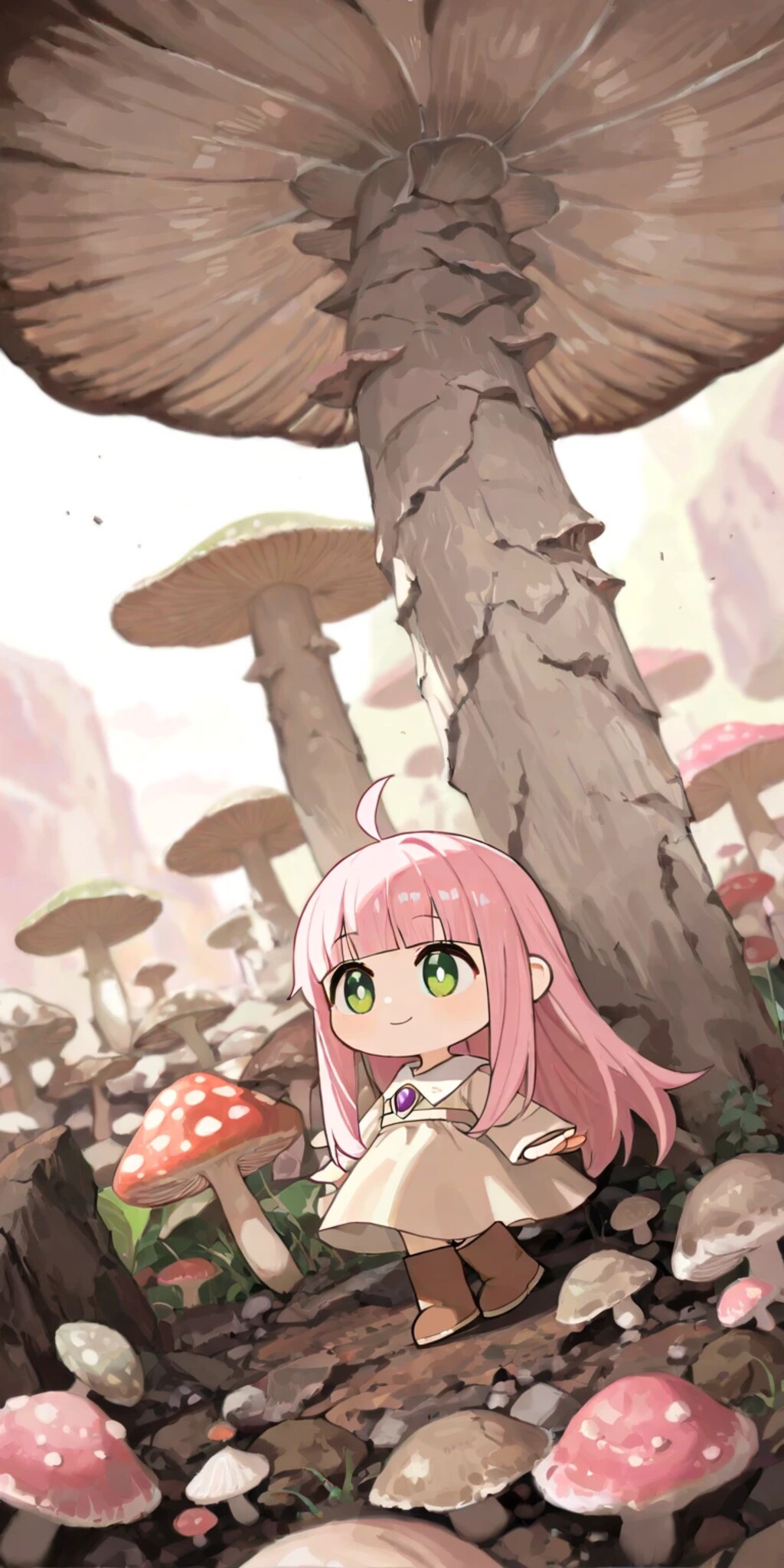キノコのアケコ/Akeko of the mushroom: fanart