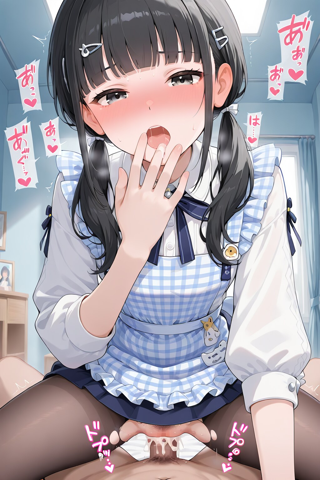 【８月分終了】エプロン姿の次女ちゃん🌕✨に中出し💕✨