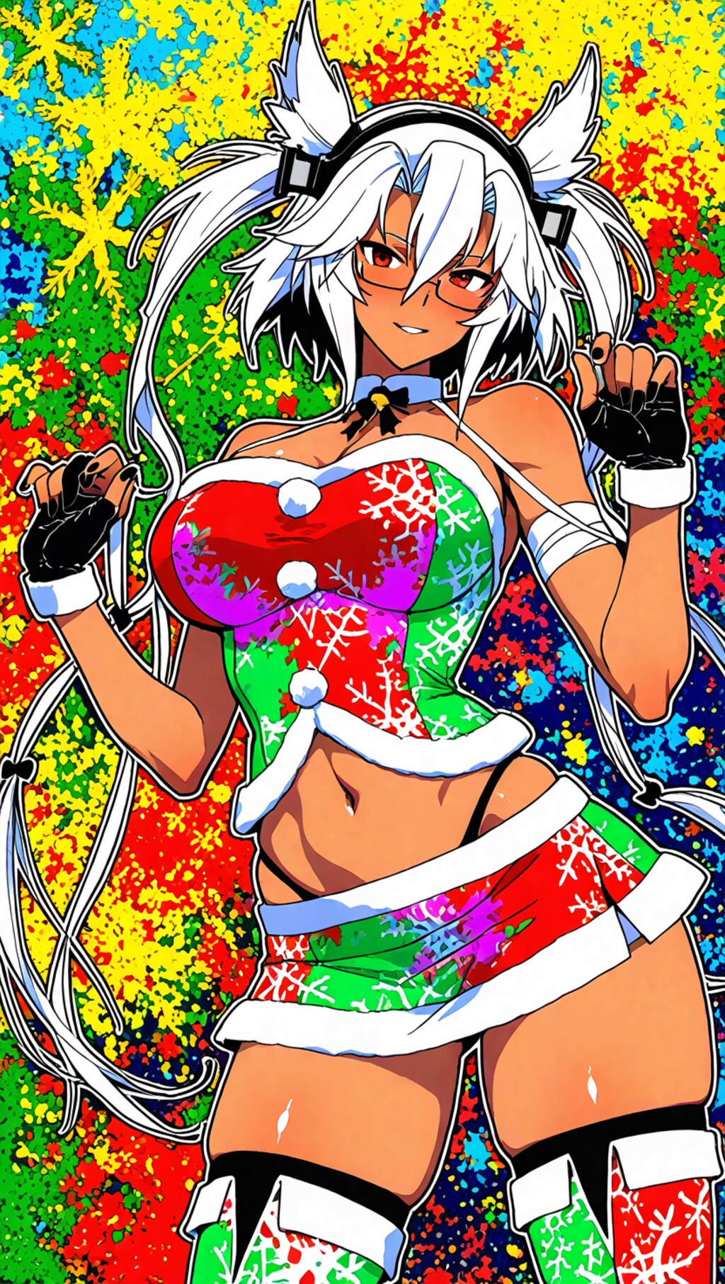 版権キャラクリスマスイラスト2025