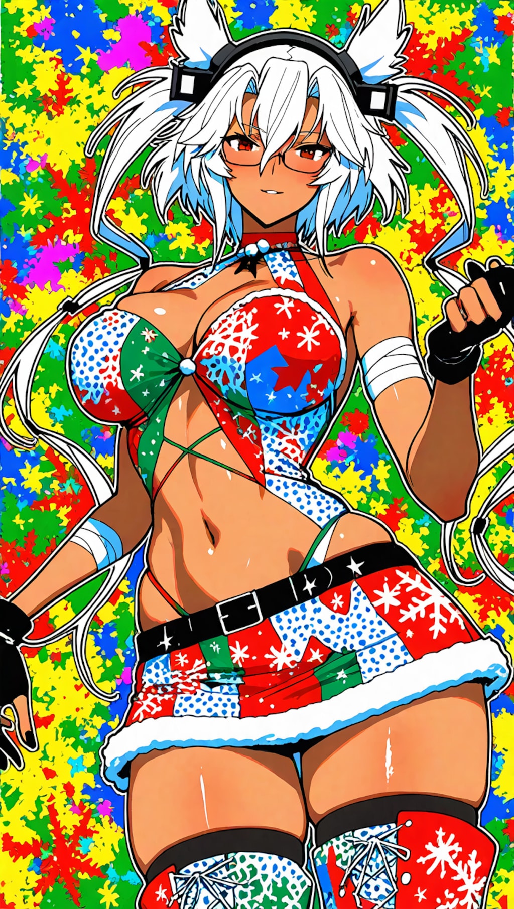 版権キャラクリスマスイラスト2025