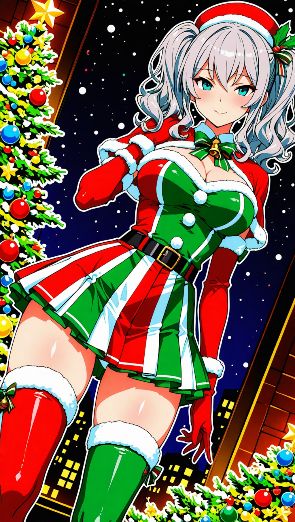 版権キャラクリスマスイラスト2025